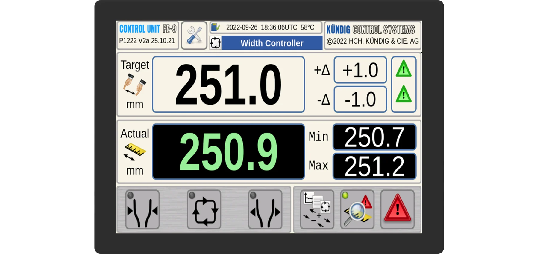 CUFE-9 Layflat Control for Blown Film Lines