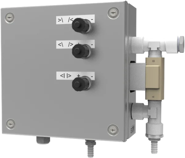 Tubair to control layflat on blown film lines